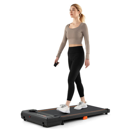 Cinta de correr de escritorio de 2.5 HP con control remoto para oficina en casa - Negro