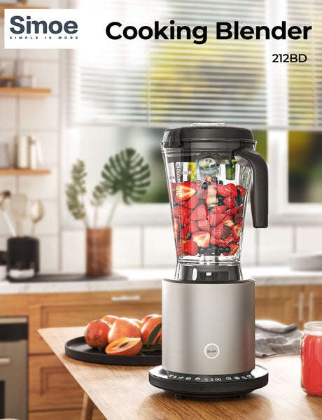 Licuadora de Alta Potencia de 1500W con 10 Velocidades para Smoothies