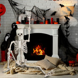 5.4 FT Halloween Skeleton Decoration Life Size Large Skeleton