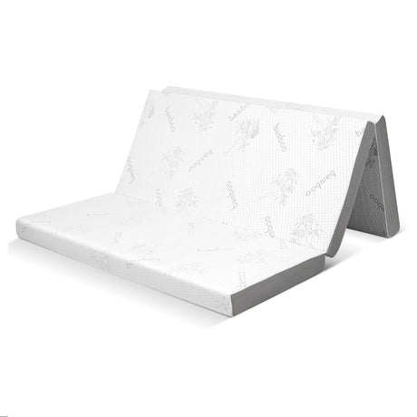 Colchón de espuma viscoelástica de gel refrigerante tríptico de 4 pulgadas