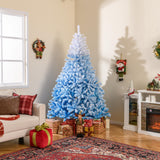 Árbol de Navidad Artificial Nuevo 2025 con 456 Ramas y Soporte Metálico Plegable