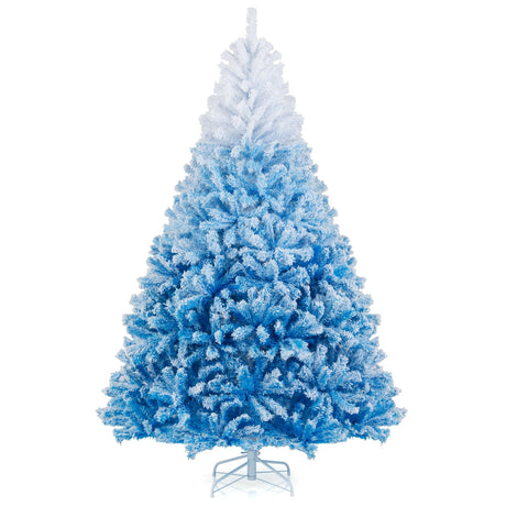 Árbol de Navidad Artificial Nuevo 2025 con 456 Ramas y Soporte Metálico Plegable