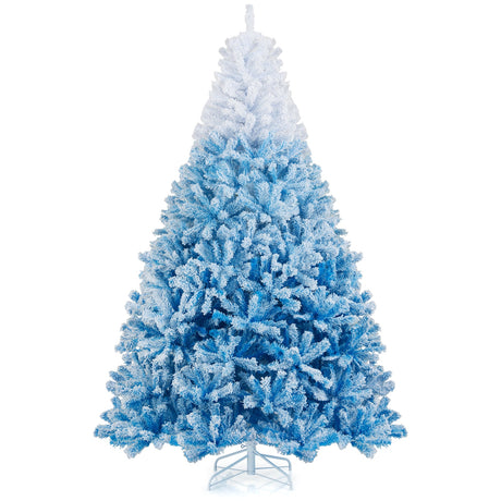 Árbol de Navidad Artificial Nuevo 2025 con 456 Ramas y Soporte Metálico Plegable