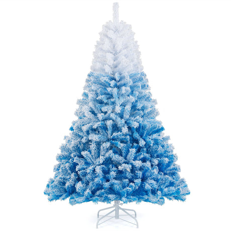 Árbol de Navidad Artificial Nuevo 2025 con 456 Ramas y Soporte Metálico Plegable