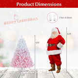 Nuevo árbol de Navidad artificial de 2025 con soporte metálico plegable y 456 puntas de ramas