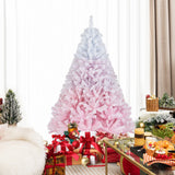 Nuevo árbol de Navidad artificial de 2025 con soporte metálico plegable y 456 puntas de ramas