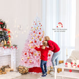Nuevo árbol de Navidad artificial de 2025 con soporte metálico plegable y 456 puntas de ramas