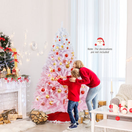 Nuevo árbol de Navidad artificial de 2025 con soporte metálico plegable y 456 puntas de ramas