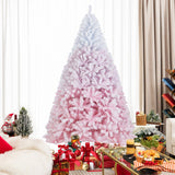 Nuevo árbol de Navidad artificial de 2025 con soporte metálico plegable y 456 puntas de ramas