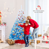 Árbol de Navidad Artificial Nuevo 2025 con 456 Ramas y Soporte Metálico Plegable