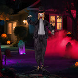 Animatronic de Halloween Novio de Pie 2.2 m Decoración Casa Encantada