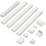 Kit de cubierta decorativa delgada de PVC mini de 4 pulgadas de ancho