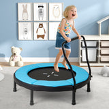 Trampolín de 40 pulgadas para niños, trampolín de fitness para interiores y exteriores