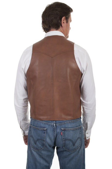 Chaleco Scully Laramie (Piel 206) – Hombre