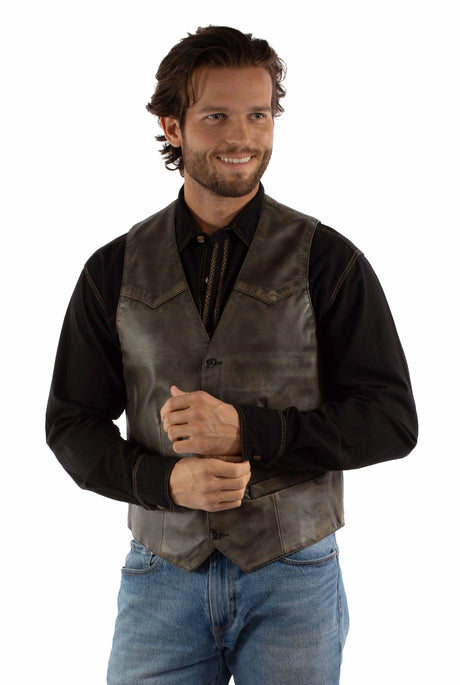 Chaleco de hombre Scully Teton (Piel de cordero 2061)