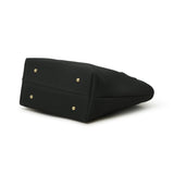 Bolso de mano de cuero vegano Era - Negro medianoche