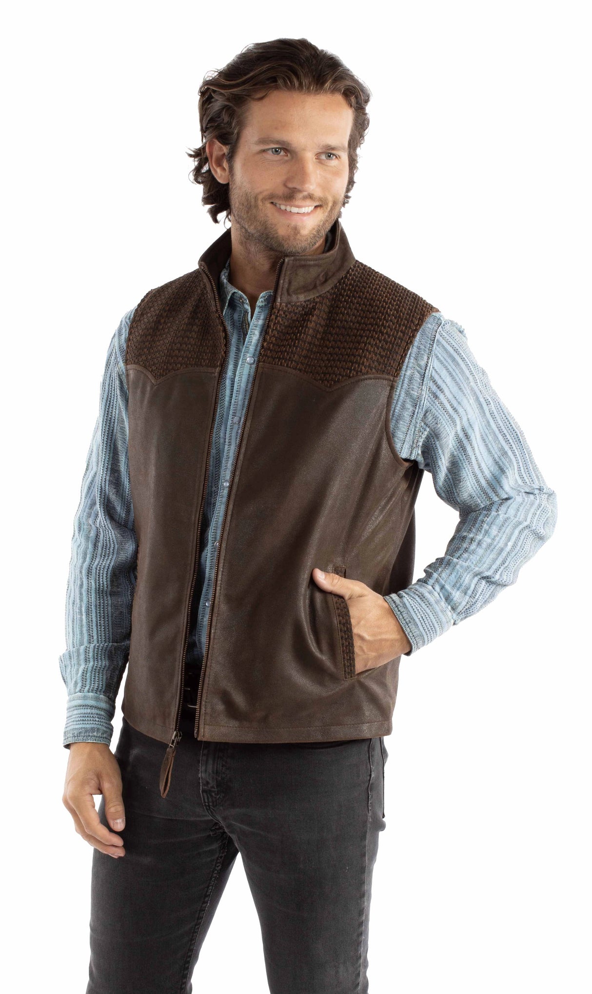 Scully Pinedale (2071 Cordero) – Chaleco para hombre