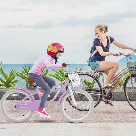 Bicicleta infantil ajustable de 20 pulgadas con sistema de doble freno