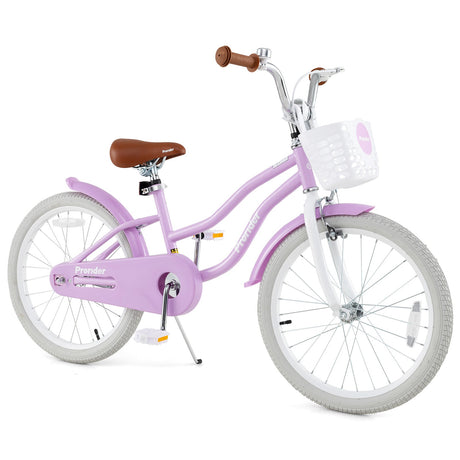 Bicicleta infantil ajustable de 20 pulgadas con sistema de doble freno