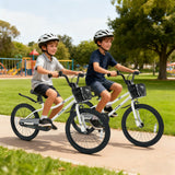 Bicicleta Infantil de 20 Pulgadas, Ajustable con Pata de Cabra y Cesta de Almacenamiento para Mayores de 8 Años