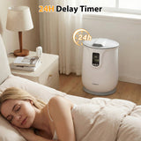 20 L Large Blanket Towel Warmer for Bathroom with 3 Heat Levels-White