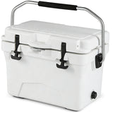 20 Quart Portable Hard Cooler with Built-in Ruler and Bottle