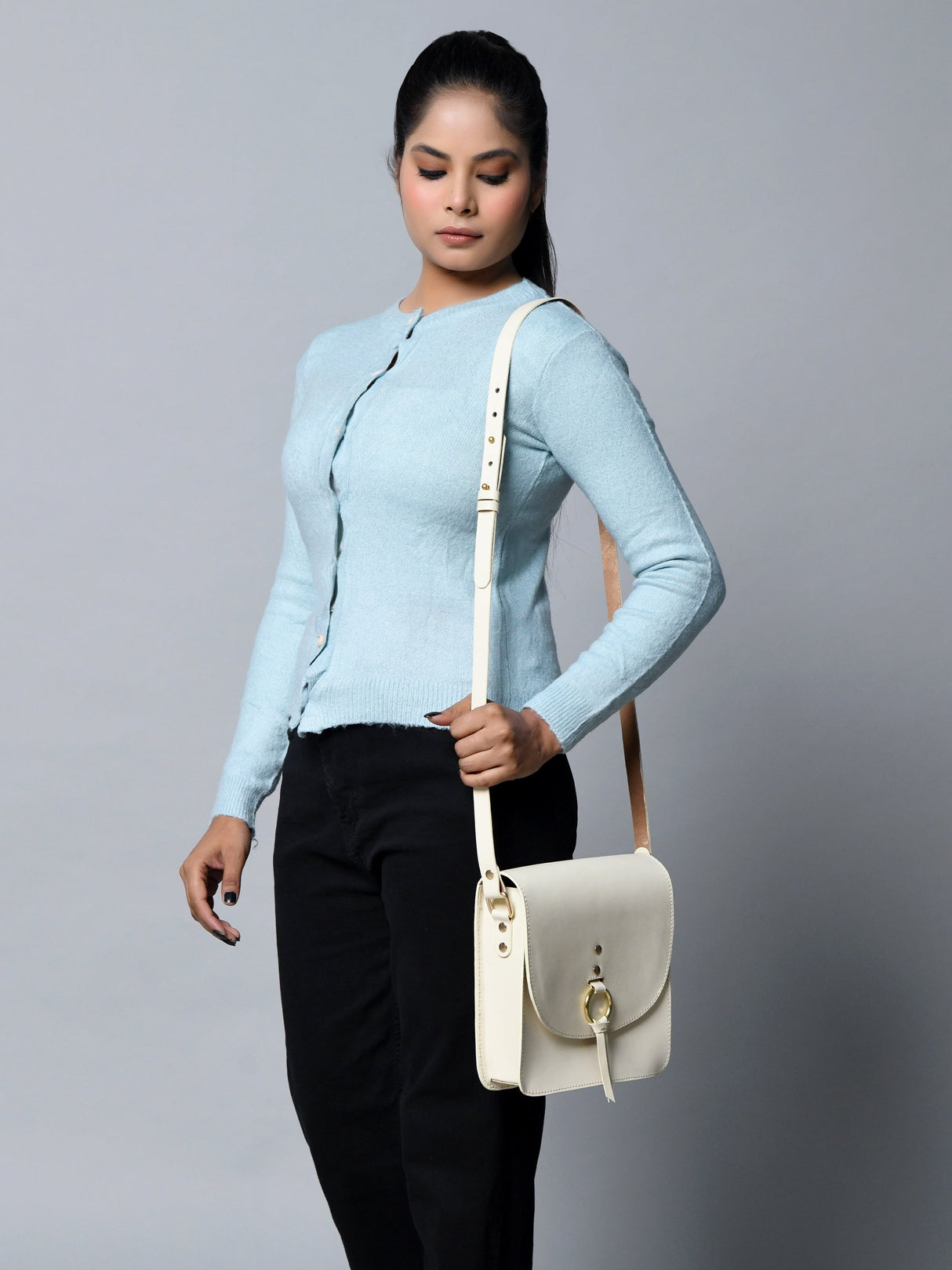 Bolso Cruzado Elegante Blanco