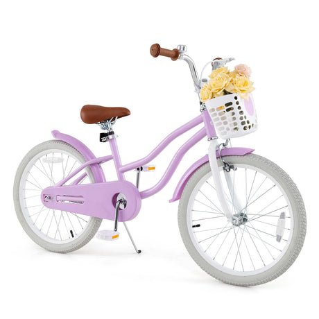 Bicicleta infantil ajustable de 20 pulgadas con sistema de doble freno