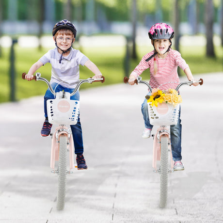Bicicleta infantil de 20 pulgadas con pata de cabra para niños y niñas