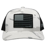 HOOey Liberty Roper Camo (White/Black) - Trucker Cap