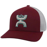 Gorra de camionero HOOey Coach (granate/gris)