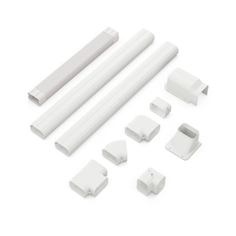 Kit de cubierta decorativa delgada de PVC mini de 4 pulgadas de ancho