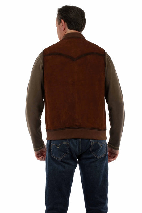 Scully Cheyenne (2117 Suede) – Chaleco para hombre