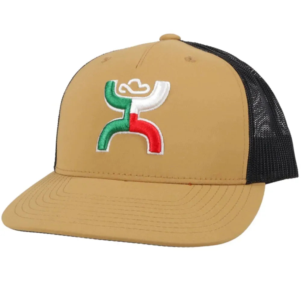 HOOey "Boquillas" (Tan/Negro) - Gorra de camionero