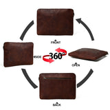 Funda para portátil Zento - Marrón oscuro