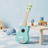 Ukelele de 21 pulgadas para niños con cuerpo de tilo, para mayores de 3 años