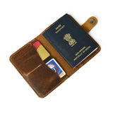 Funda de pasaporte Chic Voyage - Marrón