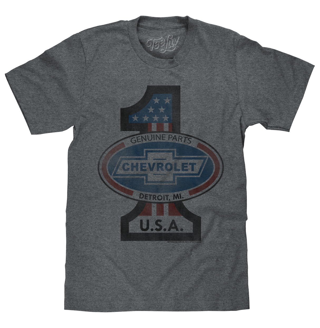 #1 Chevrolet T-Shirt - Gray