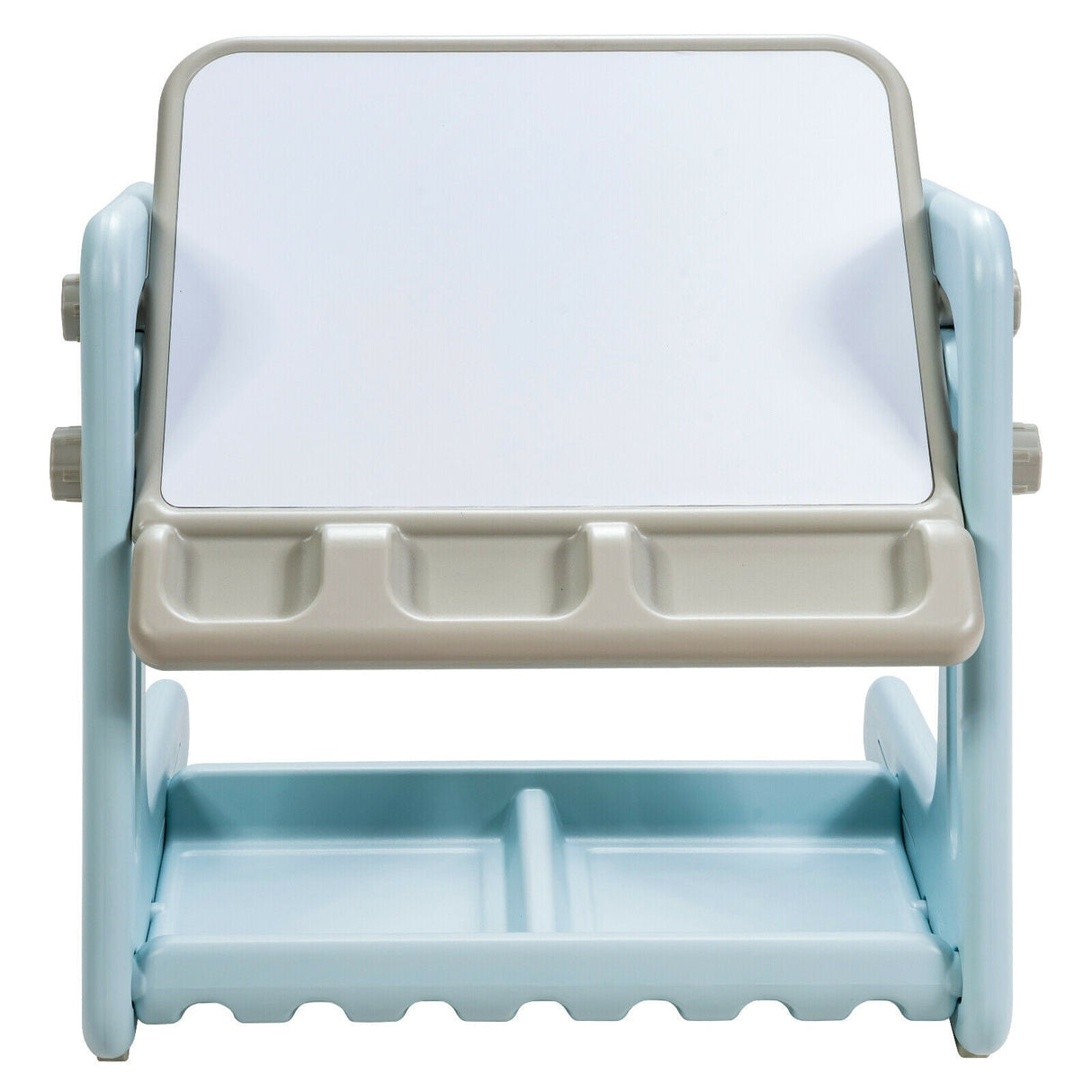 Set de mesa y silla para niños 2 en 1 con caballete y tablero de pintura artística ajustable