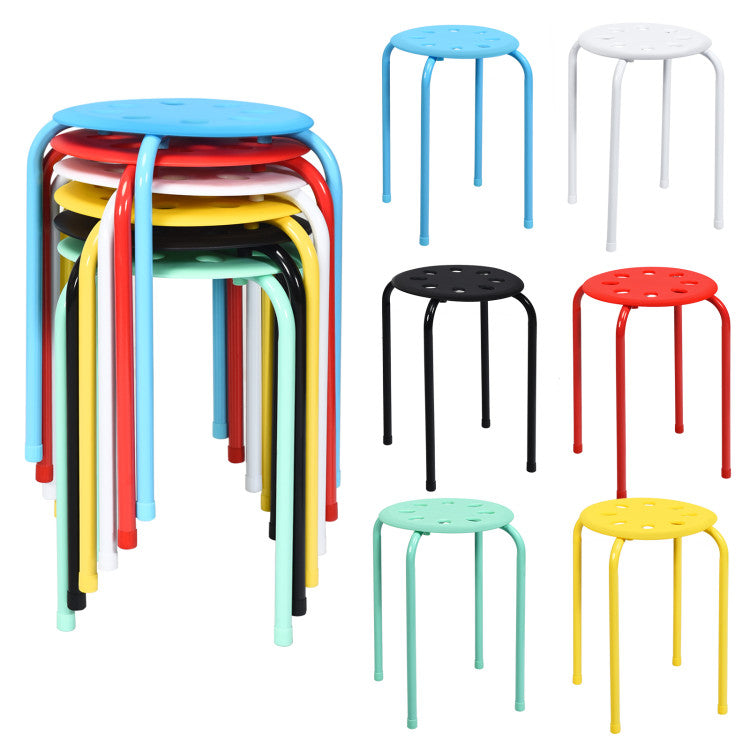Paquete de 5 piezas para cocina y comedor: Taburetes de bar ajustables (juego de 2) + Taburetes apilables (juego de 6) + Aparador de almacenamiento de ratán