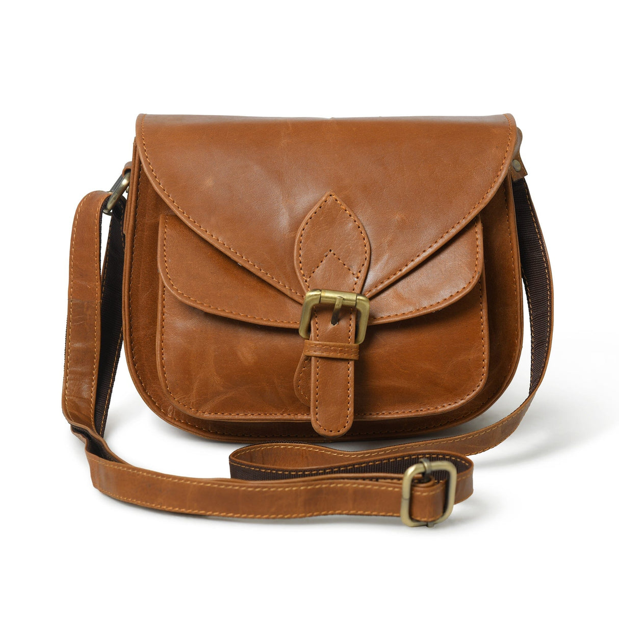 El bolso satchel Molina - Marrón camel