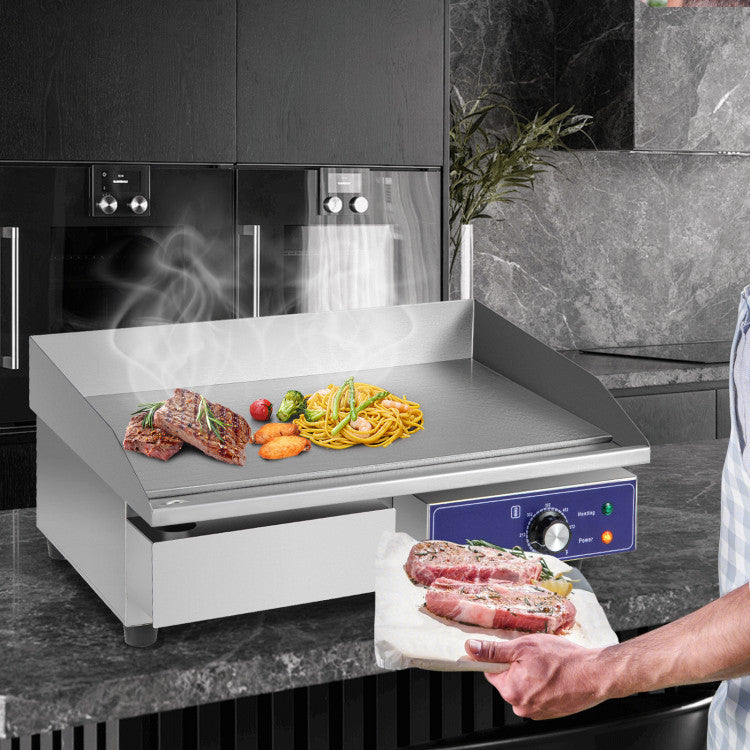 Plancha Eléctrica Comercial para Encimera