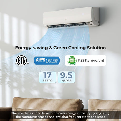 Sistema de aire acondicionado y bomba de calor Mini Split de 23000 BTU 208/230 V