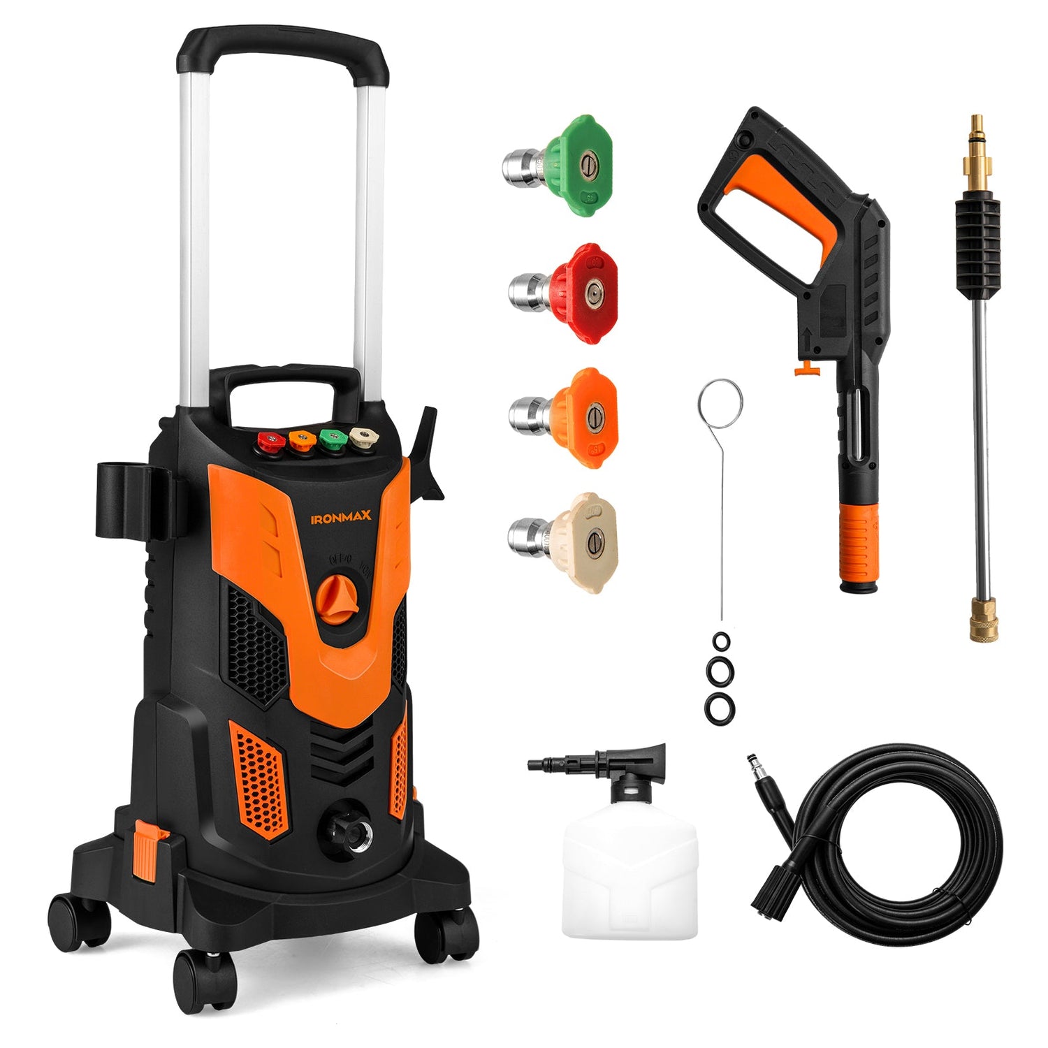 Hidrolavadora eléctrica de alta presión de 2300 PSI y 1.8 GPM