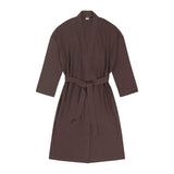 Bata de kimono de algodón orgánico tejido
