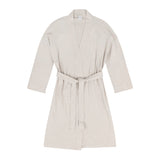 Bata de kimono de algodón orgánico tejido