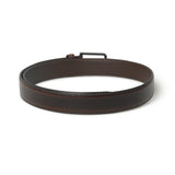 Cinturón de cuero marrón hickory