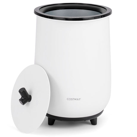 Calentador de toallas grande de lujo de 23 L tipo cubo con soporte para disco aromático
