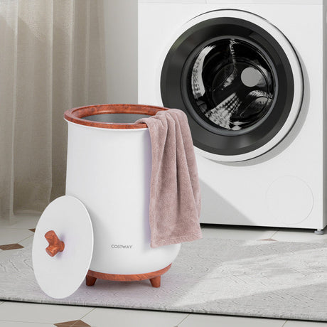 Calentador de toallas grande de lujo de 23 L tipo cubo con soporte para disco aromático