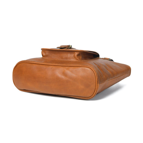 Bolso de mano de cuero genuino Chic clásico